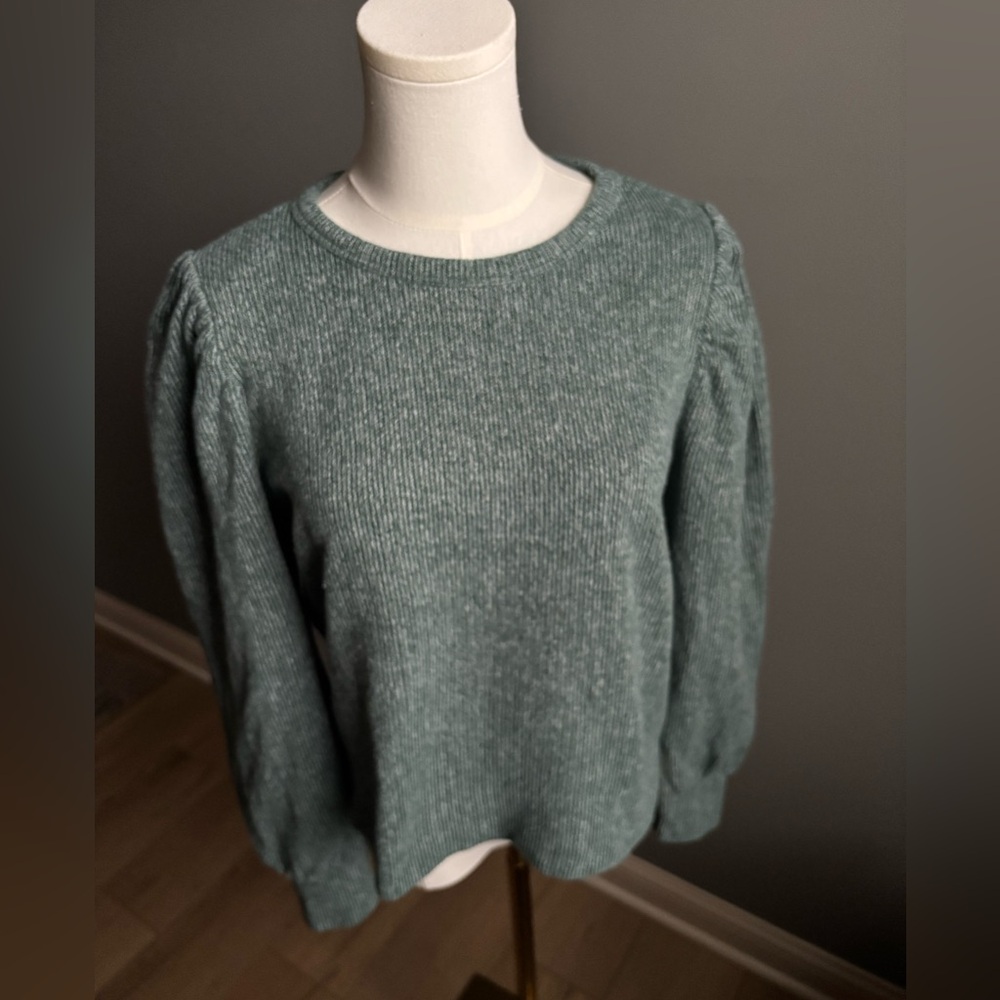 Zara Puff Sleeve Knit Top